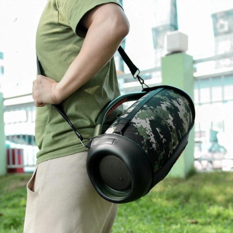สายสะพายไหล่แบบพกพาสำหรับลำโพง JBL Boombox 3 พร้อมปลอก PU สำหรับการเดินทางสะดวก, สายสะพาย