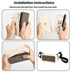 ปลอกซิลิโคนปกป้องสำหรับเคส Marshall Emberton III พร้อมสายสะพายไหล่ปรับได้ เปลี่ยนเคสพกพา