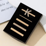 ชุดแหวนตกแต่งสายรัด 5 ชิ้น / ชุด พร้อมจี้ตัวอักษร A, B, C, D, E, F, G, J, K, L, M, R, S