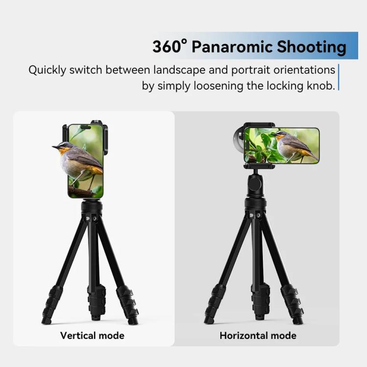 ชุดเลนส์เทเลโฟโต้ APEXEL TeleCular 50x สำหรับสมาร์ทโฟน พร้อมขาตั้งกล้องหัวบอล 360 องศาและโฟกัสภายใน, APL-T50X