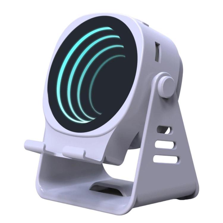 Wireless Induction Speaker With Phone Stand Multifunctional Desktop Bluetooth Speaker Night Light
