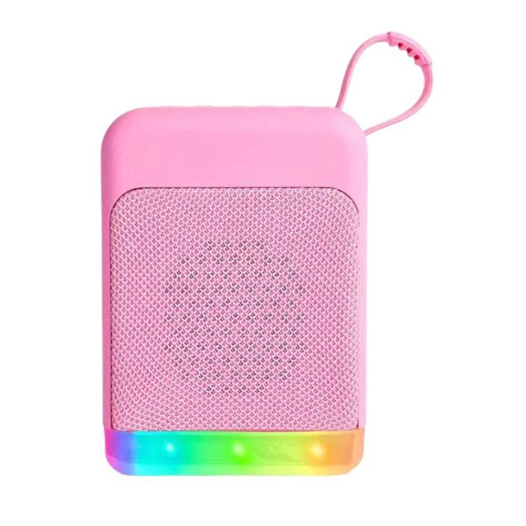 ลำโพงบลูทูธมินิสไตล์เรโทร พร้อมไฟ RGB ช่องเสียบการ์ด TF และ U Disk สำหรับตั้งโต๊ะ