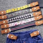 Snap Version Children Weaving Cloth Elastic Force Belt