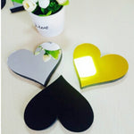 2 PCS Home Decoration Creative Personality English Letters Acrylic Mirror 3D DIY Wall Stickers