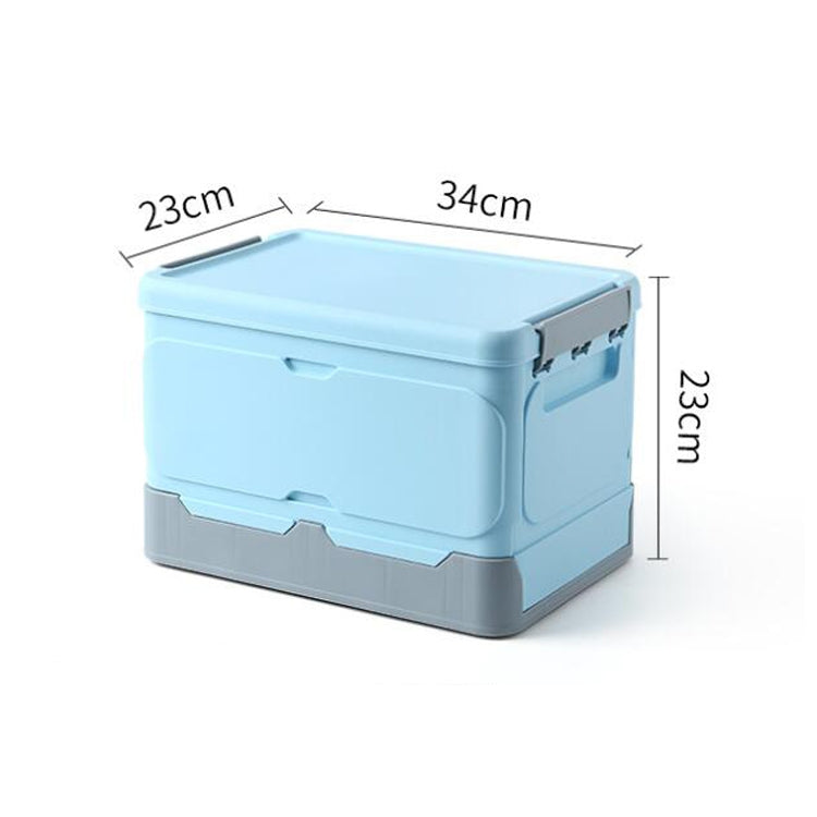 Student Books Sorting Artifact Plastic Folding Car Storage Box, L, XL
