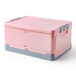 Student Books Sorting Artifact Plastic Folding Car Storage Box, L, XL