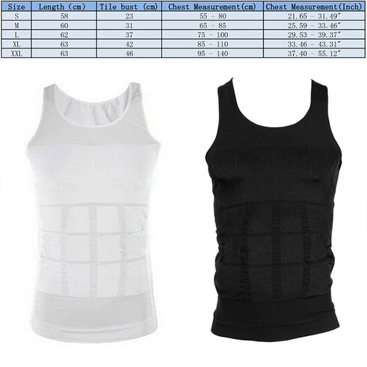 3 ชิ้น เสื้อกล้ามกระชับรูปร่างสำหรับผู้ชาย S, L, M, XL, XXL