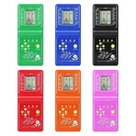 เครื่องเล่นเกมบล็อกเททริสคลาสสิกแบบพกพา มีเกมในตัว 7 แบบ ส่งสีสุ่ม เกมบล็อกแบบพกพา