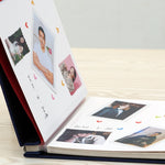 อัลบั้มภาพทำมือสไตล์เรโทร DIY พร้อมฟิล์มกาวในตัว ขนาด 16 นิ้ว ลาย Blossom, Bouquet, Landscape, Starry Night, Ride The Wind And Waves, Back To Nature, Sunflower, Starry Sky, Apricot Blossom