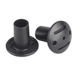 ปลั๊กกันรั่ว 2 ชิ้น ฝาครอบแท่งสนับสนุน Alpenstock ป้องกันการระเบิด เสาเต็นท์ หมวกกันน็อคพลาสติก