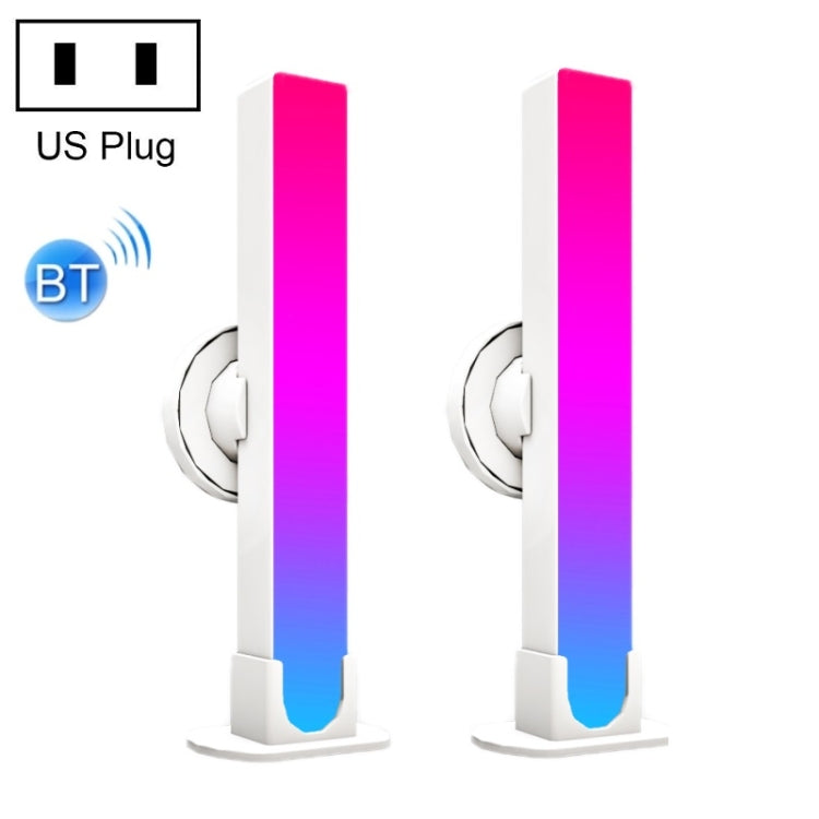 ไฟตั้งโต๊ะ RGB 2 ชิ้น/กล่อง พร้อมดนตรีพื้นหลัง จับจังหวะแสงบรรยากาศ บลูทูธ WiFi