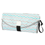 แผ่นรองเปลี่ยนผ้าอ้อมเด็กแบบพกพาพับได้ กันน้ำ แผ่นรองให้นม ขนาดเดียว