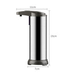เครื่องจ่ายสบู่สแตนเลสอัตโนมัติ 250ML พร้อมเซ็นเซอร์อินฟราเรด, 250ML