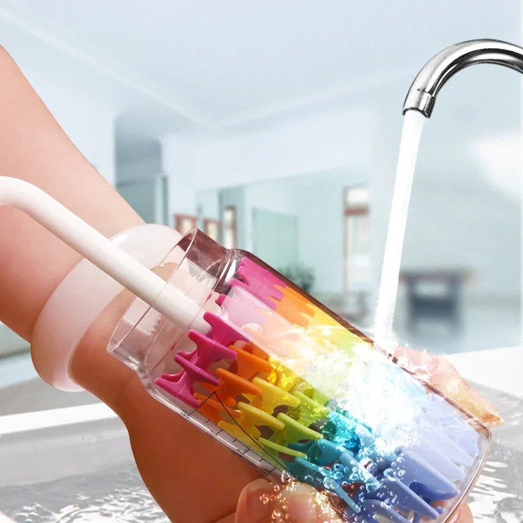 แปรงซิลิโคนทำความสะอาดขวดนมเด็ก หัวนมหลอก ท่อแก้ว แปรงซิลิโคน