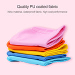 หมวกว่ายน้ำลายกบกันน้ำสำหรับเด็ก เคลือบ PU, กบ (สีน้ำเงิน), กบ (สีชมพู), กบ (สีส้ม), กบ (สีน้ำเงินเข้ม)