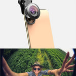APEXEL APL-HB195 เลนส์ฟิชอายมืออาชีพ HD ภายนอกโทรศัพท์มือถืออเนกประสงค์ 195 องศา ฟิชอาย 195 องศา
