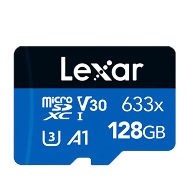 Lexar 633x การ์ดหน่วยความจำ TF เฉพาะสำหรับกล้องบันทึกภาพความเร็วสูง 128GB โทรศัพท์มือถือ, 128GB