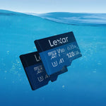 Lexar 633x การ์ดหน่วยความจำ TF เฉพาะสำหรับกล้องบันทึกภาพความเร็วสูง 128GB โทรศัพท์มือถือ, 128GB