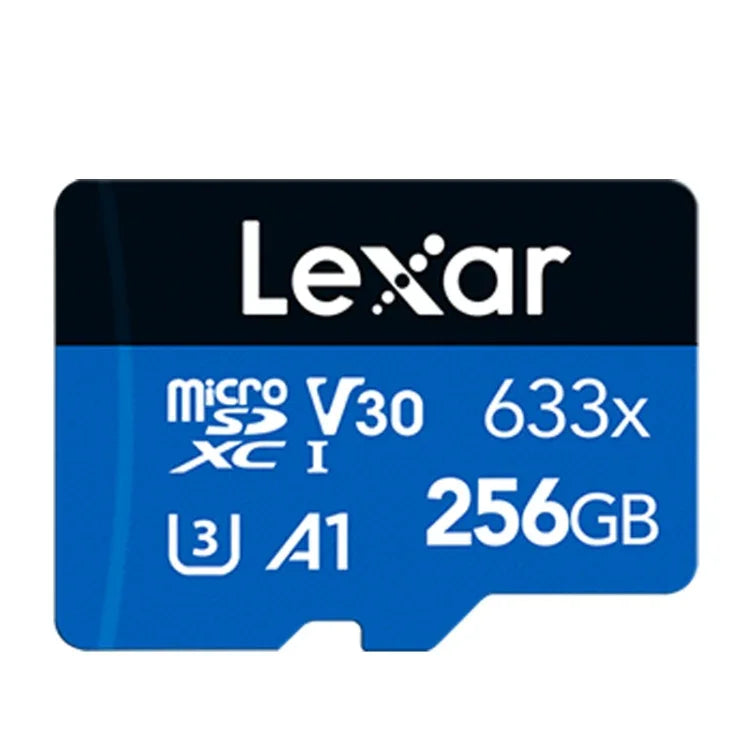 Lexar 633x การ์ดหน่วยความจำ TF กล้องโทรศัพท์มือถือความเร็วสูง 256GB สำหรับกล้องบันทึกภาพและขยายสวิตช์, 256GB