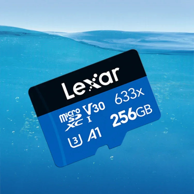 Lexar 633x การ์ดหน่วยความจำ TF กล้องโทรศัพท์มือถือความเร็วสูง 256GB สำหรับกล้องบันทึกภาพและขยายสวิตช์, 256GB