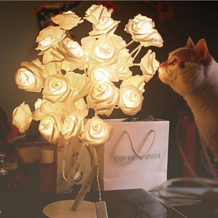 โคมไฟหัวเตียงรูปดอกกุหลาบ สำหรับตกแต่งห้องหัวใจเด็กหญิง ใช้ไฟ AC 220V
