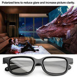 แว่นตาโพลาไรซ์พิเศษสำหรับภาพยนตร์ 3D, แว่นตา 3D สเตอริโอไม่สะท้อนแสงแฟลช, 1 ชิ้น