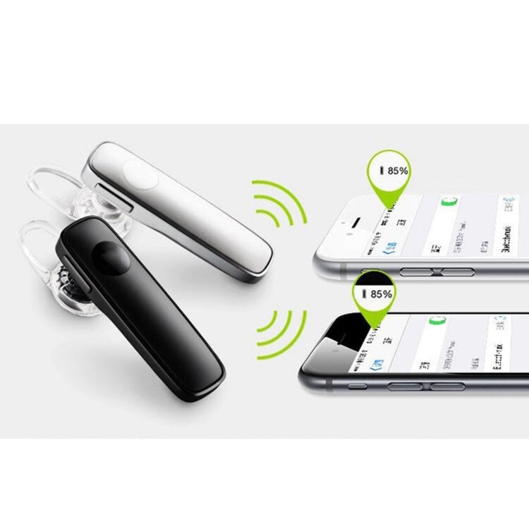 M165 หูฟังบลูทูธไร้สายขนาดเล็กพร้อมไมโครโฟนสำหรับ iPhone / Xiaomi / Samsung