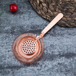 Stainless Steel Bartender Ice Filter Ice Trap Cocktail Strainer, Stainless Steel, Rose Gold, Gold, Black