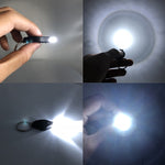 ไฟฉายพวงกุญแจขนาดเล็ก 2 ชิ้น ไฟ LED ขนาดจิ๋วแบบบีบ สำหรับตั้งแคมป์กลางแจ้ง ไฟฉุกเฉินสว่างมาก ไฟพวงกุญแจ