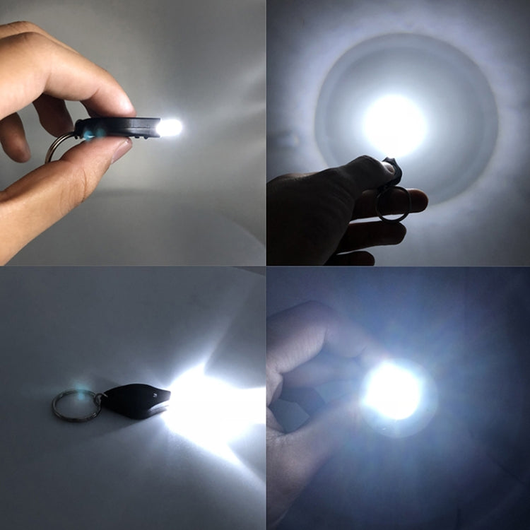 ไฟฉายพวงกุญแจขนาดเล็ก 2 ชิ้น ไฟ LED ขนาดจิ๋วแบบบีบ สำหรับตั้งแคมป์กลางแจ้ง ไฟฉุกเฉินสว่างมาก ไฟพวงกุญแจ