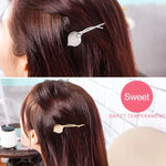 เครื่องประดับผมงานแต่งงานแฟชั่น 2 ชิ้น กิ๊บติดผมรูปดอกไม้ โลหะทึบ ใบมุก
