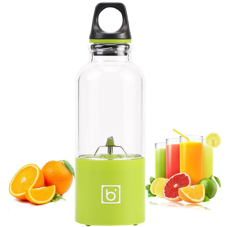ถ้วยเครื่องคั้นน้ำผลไม้ไฟฟ้าขนาดเล็กพกพา 500ml ชาร์จ USB เครื่องปั่นน้ำผลไม้ เครื่องปั่น เครื่องเขย่า เครื่องคั้นน้ำส้มผลไม้ ใบมีด 4 แฉก สีน้ำเงิน, ใบมีด 4 แฉก สีเขียว, ใบมีด 4 แฉก สีชมพู