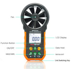เครื่องวัดความเร็วลมและปริมาณอากาศดิจิตอลความแม่นยำสูง PEAKMETER รุ่น MS6252A วัดความเร็วลม ปริมาณอากาศ, MS6252B วัดอุณหภูมิ ความชื้น, USB