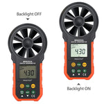 เครื่องวัดความเร็วลมและปริมาณอากาศดิจิตอลความแม่นยำสูง PEAKMETER รุ่น MS6252A วัดความเร็วลม ปริมาณอากาศ, MS6252B วัดอุณหภูมิ ความชื้น, USB