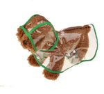 เสื้อกันฝนใสกันน้ำสำหรับสุนัข, S, M