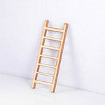 บันไดจำลอง 5 ชิ้น ตกแต่งบันไดไม้ ทางเดิน สวนจิ๋ว กระถางต้นไม้ฟอกอากาศ DIY ตกแต่งบันไดจำลอง