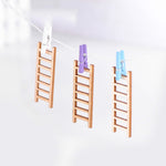 บันไดจำลอง 5 ชิ้น ตกแต่งบันไดไม้ ทางเดิน สวนจิ๋ว กระถางต้นไม้ฟอกอากาศ DIY ตกแต่งบันไดจำลอง