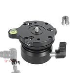 ฐานปรับระดับแนวนอนอเนกประสงค์ BENXIN DY-60N สำหรับกล้อง SLR แบบพาโนรามา ปรับหมุนเอียง ฐานครึ่งวงกลม, DY-60N ขนาด 1/4 นิ้ว