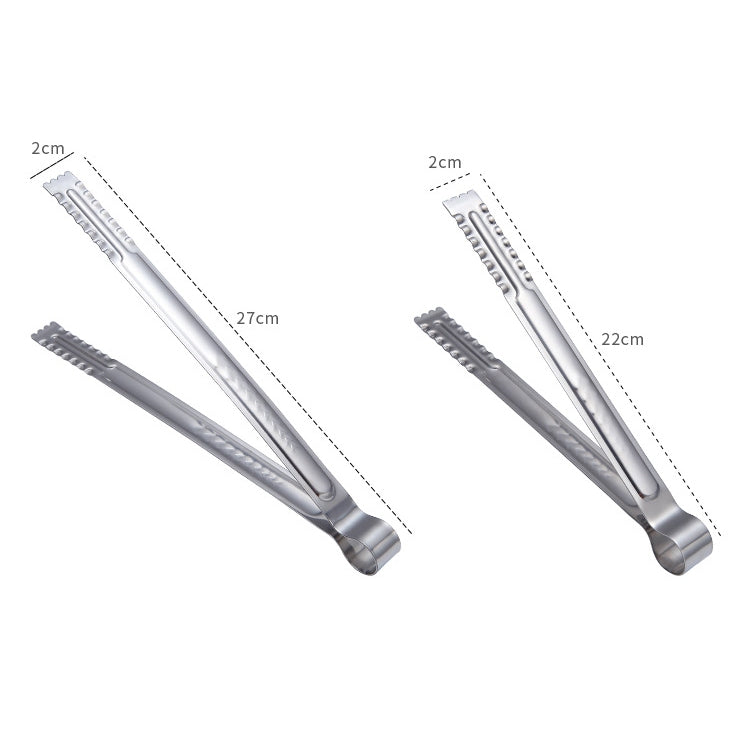 Stainless Steel Food Clip Bread Barbecue Clip Steak Buffet Clip, Size:9 inches, 9 inches, 12 inches