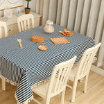 ผ้าปูโต๊ะอาหารผ้าฝ้ายสำหรับตกแต่ง, ขนาด 110x140 ซม., 90x90 ซม., 120x160 ซม., 120x120 ซม.