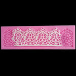 DIY Baking Tools Lace Silicone Moulds Fondant Cake Surrounding Decoration Tools Chocolate Mould, Lace Silicone Moulds