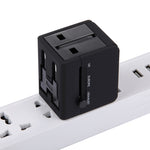 อะแดปเตอร์ชาร์จปลั๊กคู่ USB 5V 2.1A, ปลั๊ก UK / EU / US / AU, 5V 2.1A