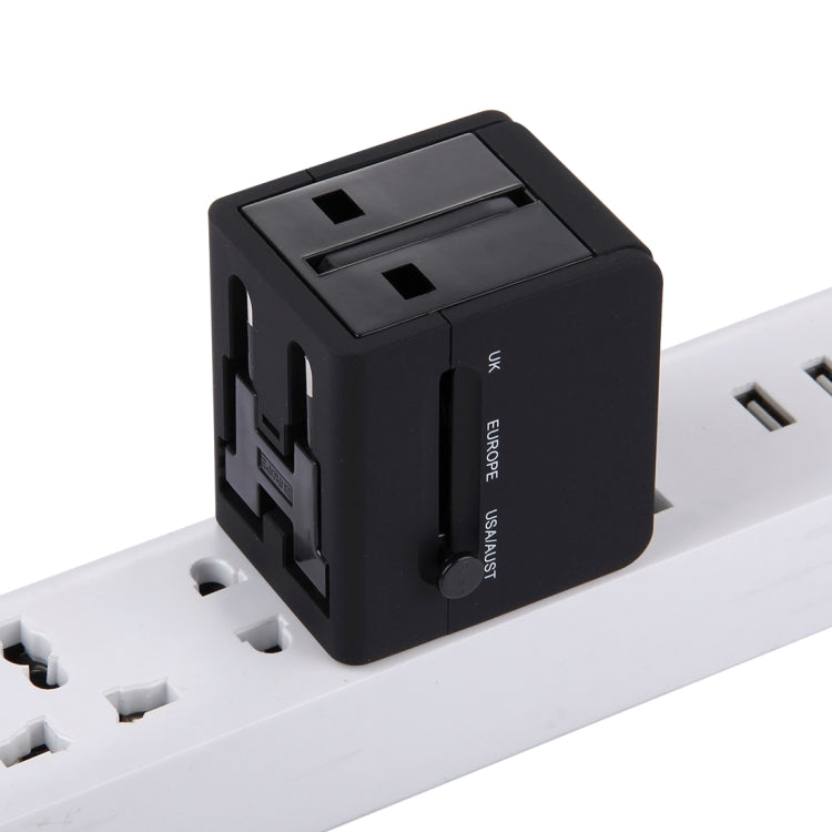 อะแดปเตอร์ชาร์จปลั๊กคู่ USB 5V 2.1A, ปลั๊ก UK / EU / US / AU, 5V 2.1A