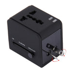 อะแดปเตอร์ชาร์จปลั๊กคู่ USB 5V 2.1A, ปลั๊ก UK / EU / US / AU, 5V 2.1A