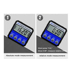Mini Multi-angle Flip Strong Magnetic Adsorption Angle Ruler Digital Display Inclinometer, Adsorption Angle Ruler