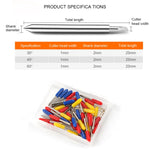 เครื่องมือแกะสลักคมและทนทาน 50 ชิ้น 30/45/60 องศา