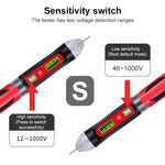 เครื่องวัดแรงดันไฟฟ้า AC แบบไม่สัมผัส WINTACT WT3010 ปากกาตรวจจับแรงดันไฟฟ้า 12-1000V, WINTACT WT3010