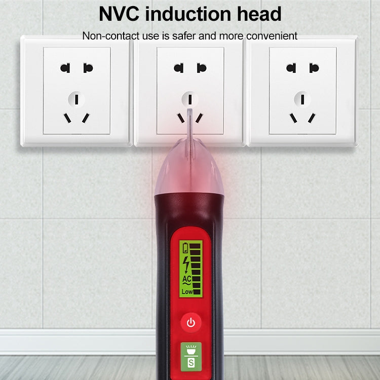 เครื่องวัดแรงดันไฟฟ้า AC แบบไม่สัมผัส WINTACT WT3010 ปากกาตรวจจับแรงดันไฟฟ้า 12-1000V, WINTACT WT3010