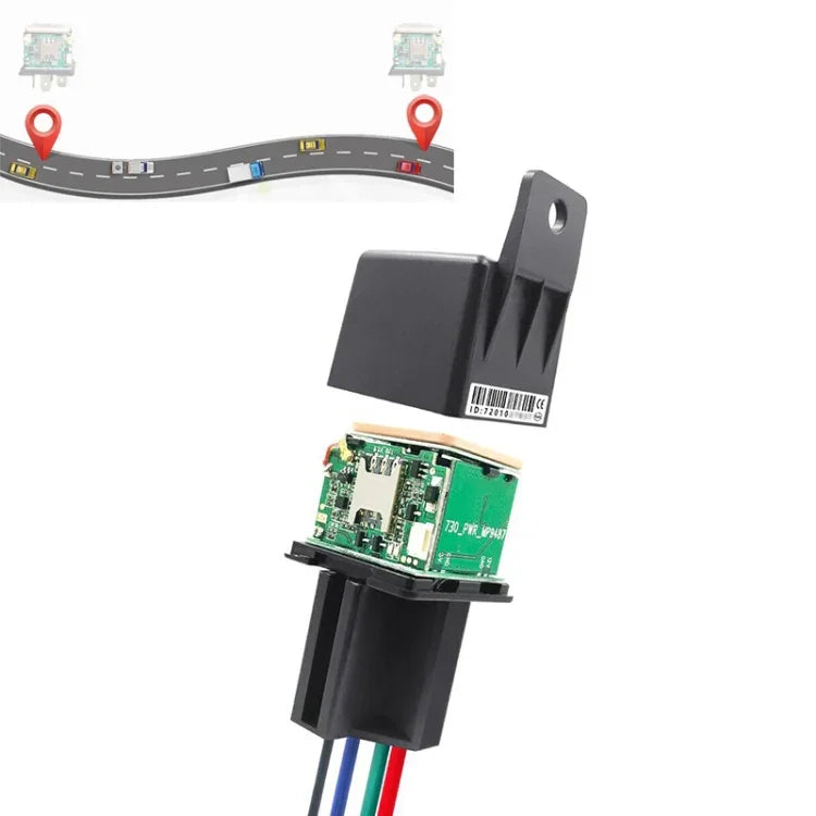 CJ720 อุปกรณ์ติดตาม GPS 5 พินสำหรับรถยนต์ ติดตามแบบเรียลไทม์ อุปกรณ์ป้องกันการโจรกรรม 2G, 5 พิน