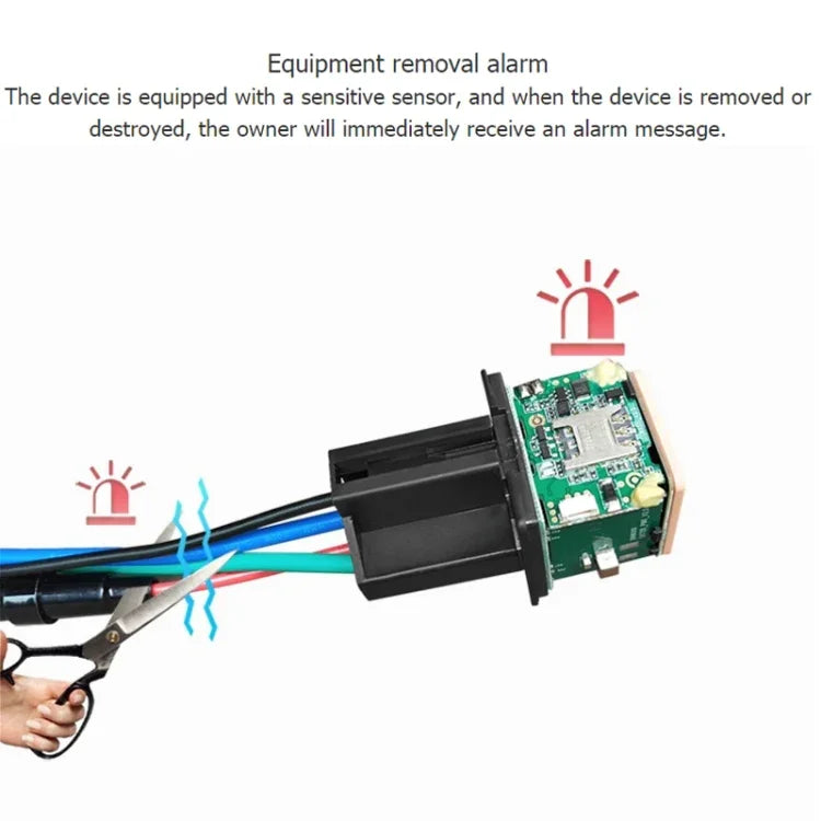 CJ720 อุปกรณ์ติดตาม GPS 5 พินสำหรับรถยนต์ ติดตามแบบเรียลไทม์ อุปกรณ์ป้องกันการโจรกรรม 2G, 5 พิน
